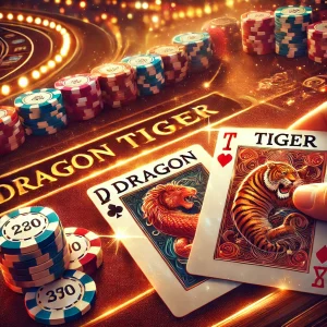 Dragon Tiger game in a casino