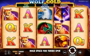 Wolf Gold Dice